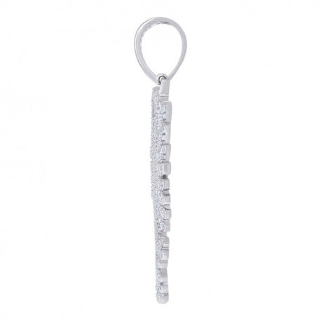 925 Sterling Silver Cz Pendant