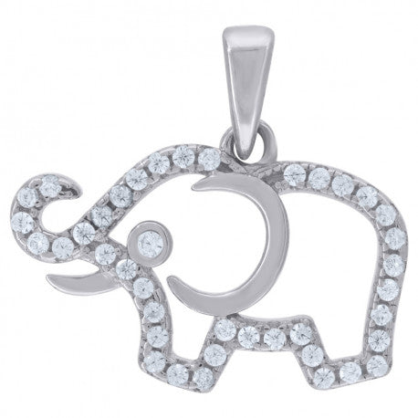 925 Sterling Silver & Cz Pendant