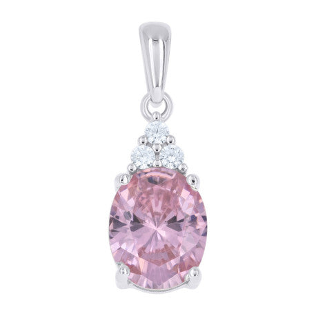 925 Sterling Silver Cz Pendant