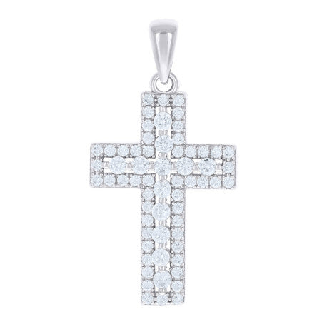 925 Sterling Silver Cz Pendant