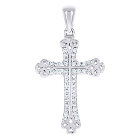 925 Sterling Silver Cz Pendant