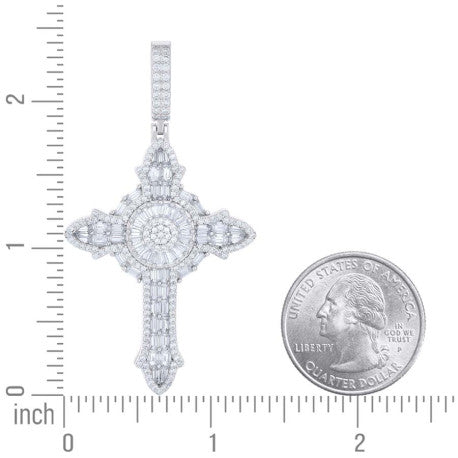 925 Sterling Silver Cz Pendant