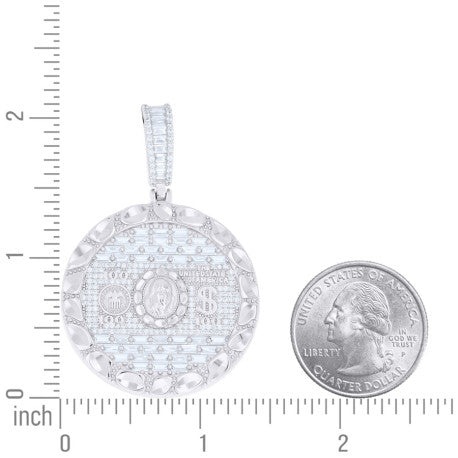 925 Sterling Silver Cz Pendant