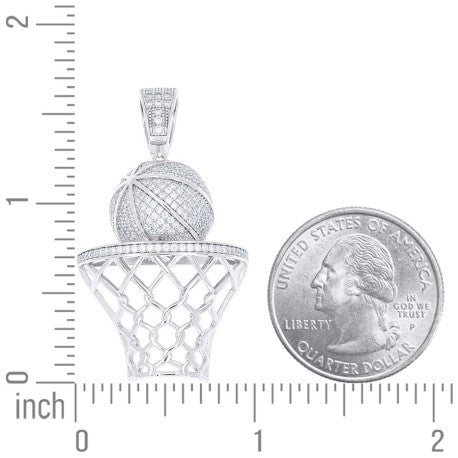 925 Sterling Silver Cz Pendant