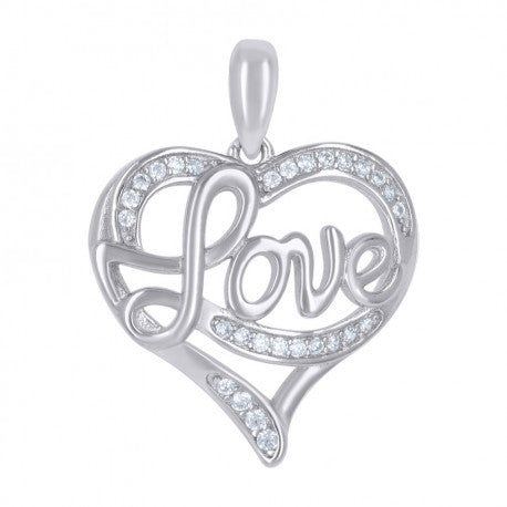 925 Sterling Silver Cz Pendant