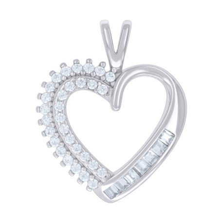 925 Sterling Silver Cz Pendant