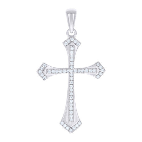 925 Sterling Silver Cz Pendant