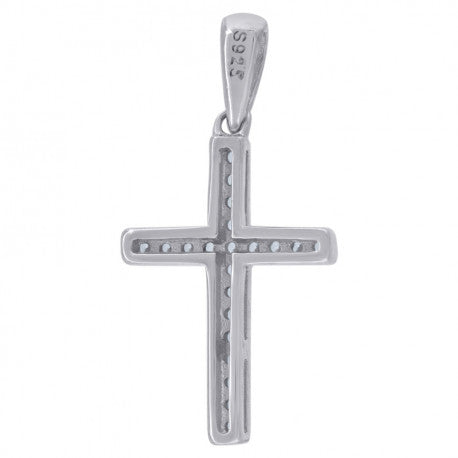 925 Sterling Silver & Cz Pendant