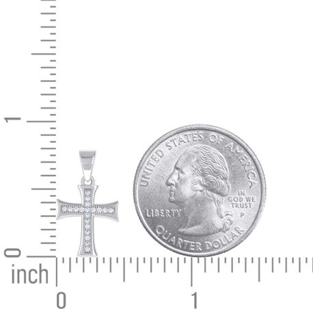 925 Sterling Silver Cz Pendant