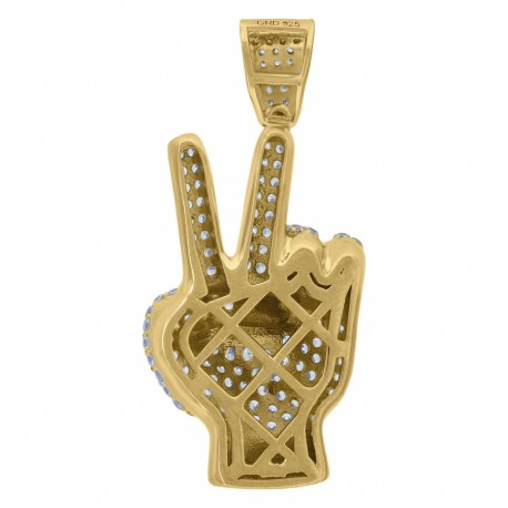 925 Sterling Silver Cz Pendant