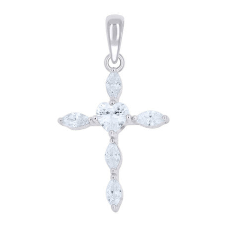 925 Sterling Silver Cz Pendant
