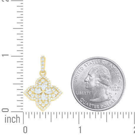 925 Sterling Silver Cz Pendant