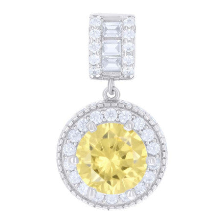 925-Sterling Silver Cz Pendant