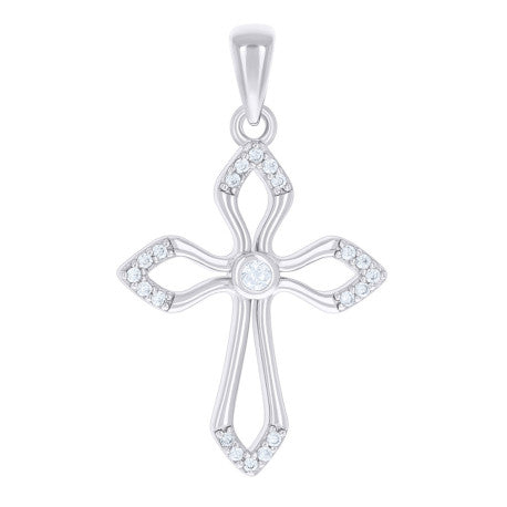 925 Sterling Silver Cz Pendant