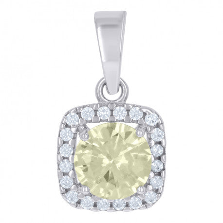 925 Sterling Silver Cz Pendant