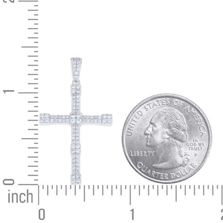 925 Sterling Silver Cz Pendant