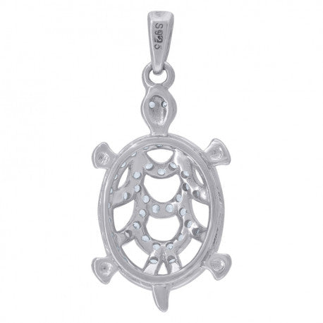 925 Sterling Silver & Cz Pendant