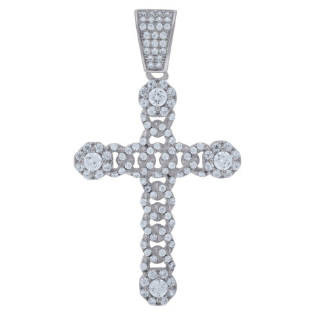 925 Sterling Silver Cz Pendant