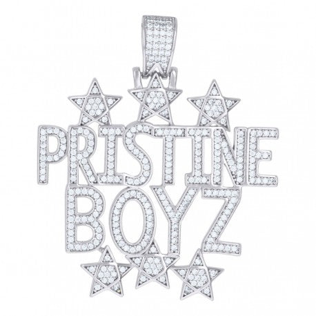925 Sterling Silver CZ Pendant