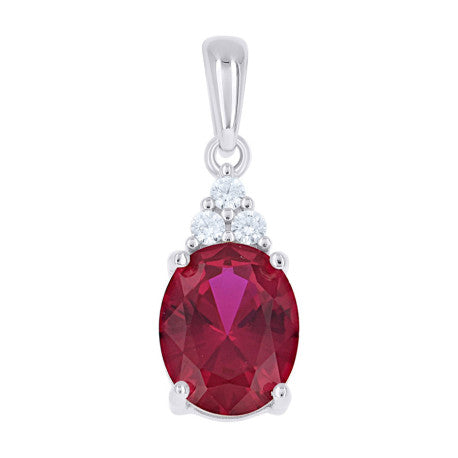 925 Sterling Silver Cz Pendant