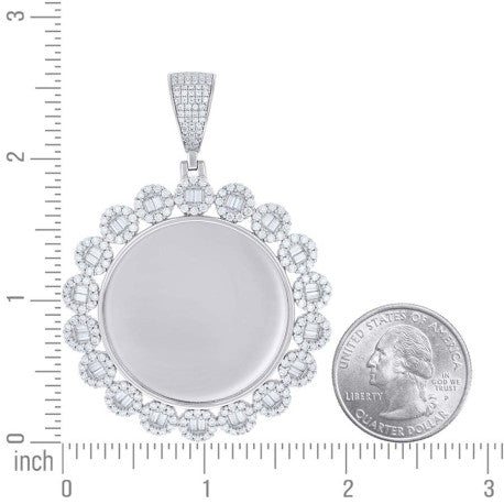 925 Sterling Silver Cz Pendant