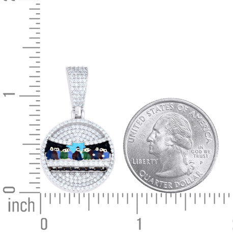 925 Sterling Silver Cz Pendant