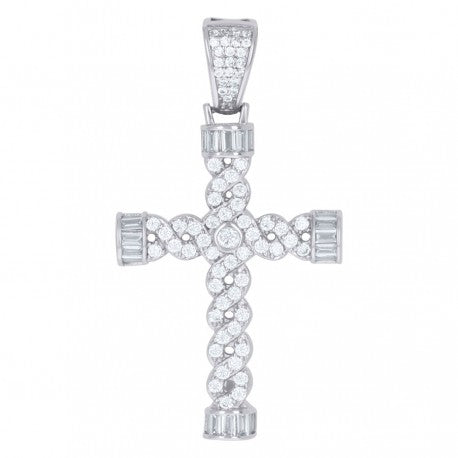 925 Sterling Silver CZ Pendant