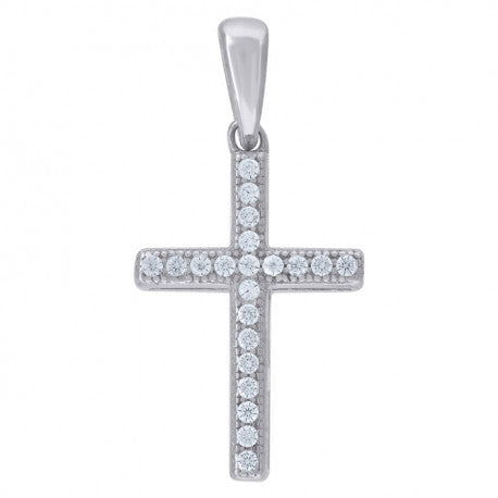 925 Sterling Silver & Cz Pendant
