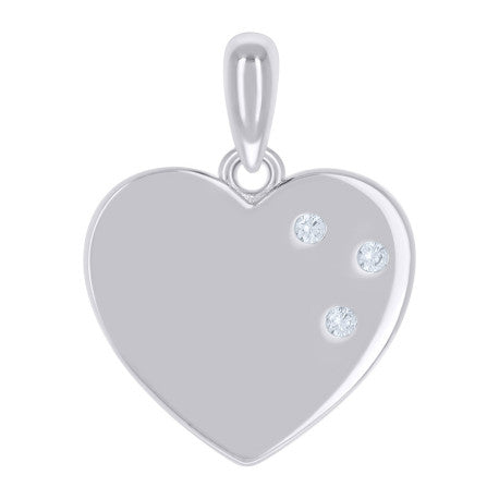 925 Sterling Silver Cz Pendant
