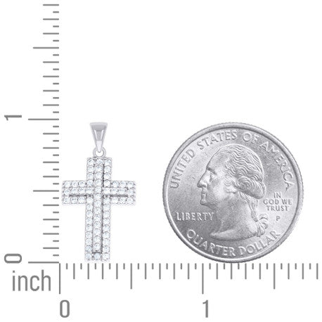 925 Sterling Silver Cz Pendant
