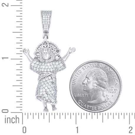 925 Sterling Silver Cz Pendant