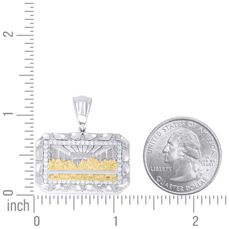 925 Sterling Silver Cz Pendant