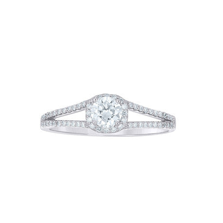 925 Sterling Silver Cz Ring S5-S10