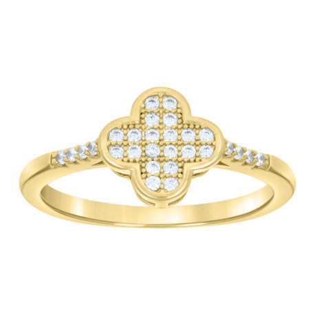 925 Sterling Silver Cz Ring S5-S10