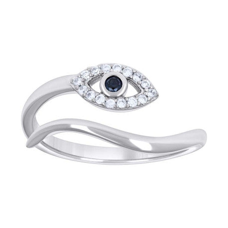 925 Sterling Silver Cz Ring S5-S8