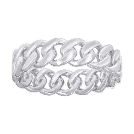925 Sterling Silver Cz Ring S5-S9