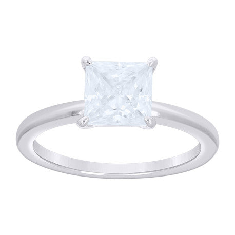 925 Sterling Silver Cz Ring S5-S9