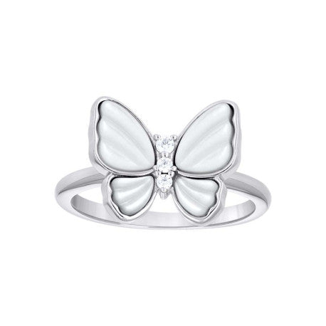 925 Sterling Silver Cz Ring S5-S9