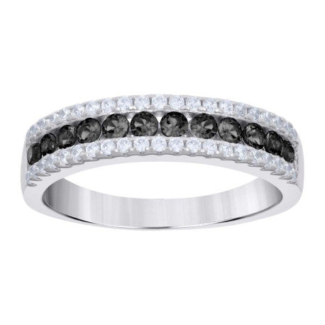 925 Sterling Silver Cz Ring S6-S10