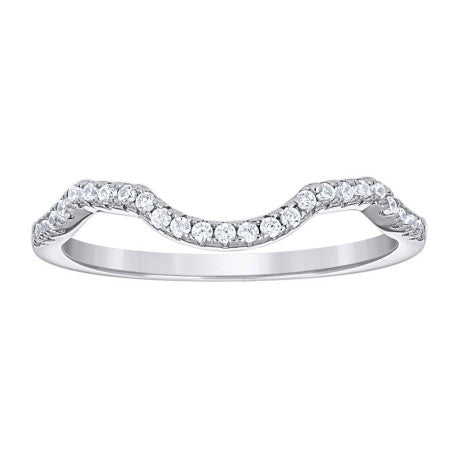 925 Sterling Silver Cz Ring S6-S10
