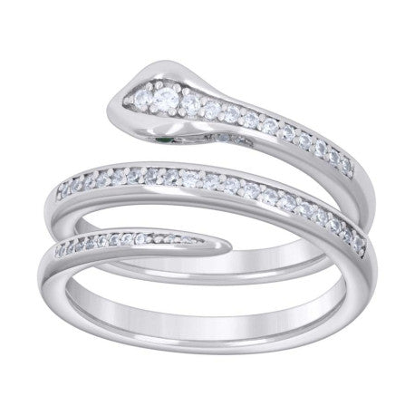 925 Sterling Silver Cz Ring S6-S8