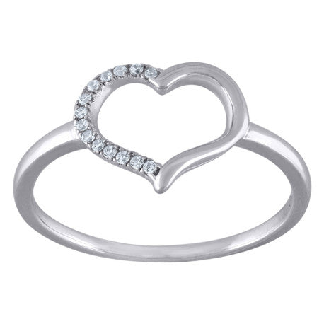 925 Sterling Silver Cz Ring S6-S9