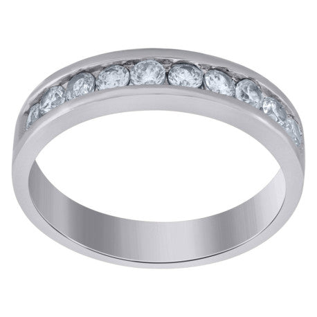 925 Sterling Silver & Cz Ring S6-S9