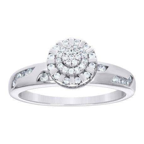 925 Sterling Silver Cz Ring S6-S9