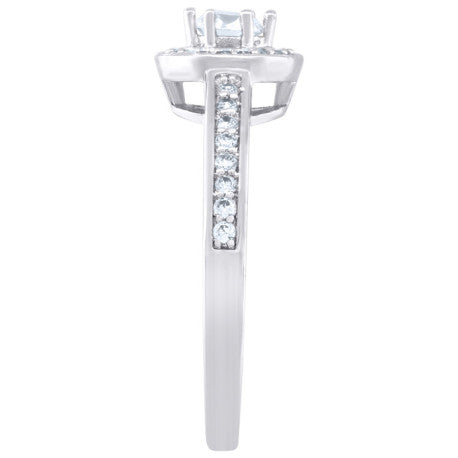 925 Sterling Silver Cz Ring S6-S9