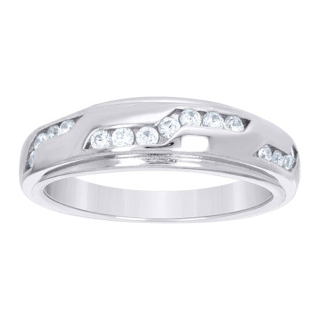 925 Sterling Silver Cz Ring S6-S9