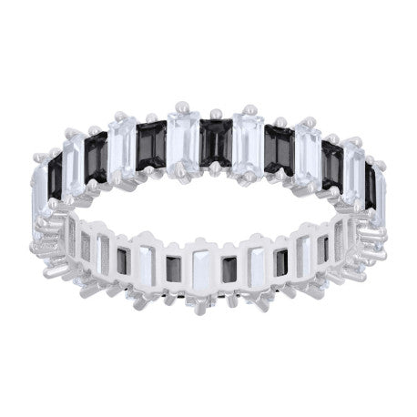 925 Sterling Silver Cz Ring S6-S9