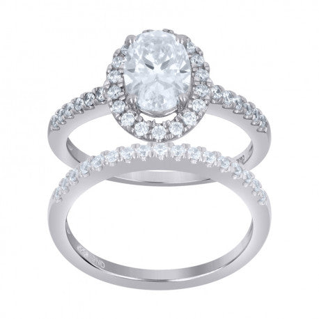 925 Sterling Silver CZ Ring S6-S9