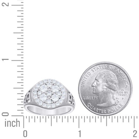 925 Sterling Silver Cz Ring S7-S10