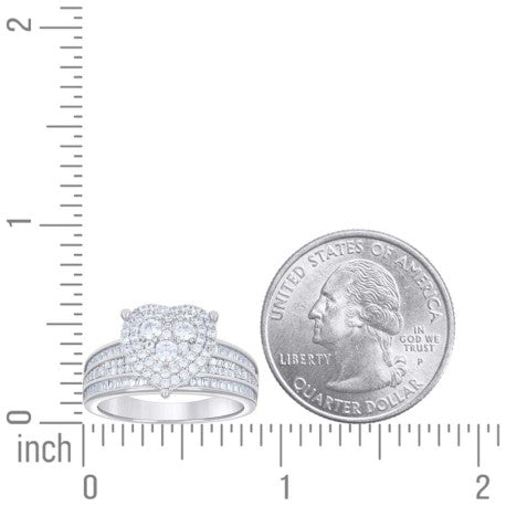 925 Sterling Silver Cz Ring S6-S10